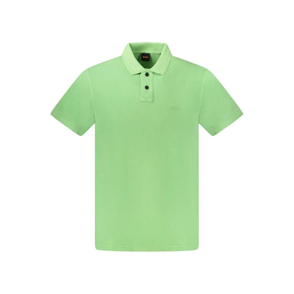 Hugo Boss Hugo Boss Green Cotton Men's Polo