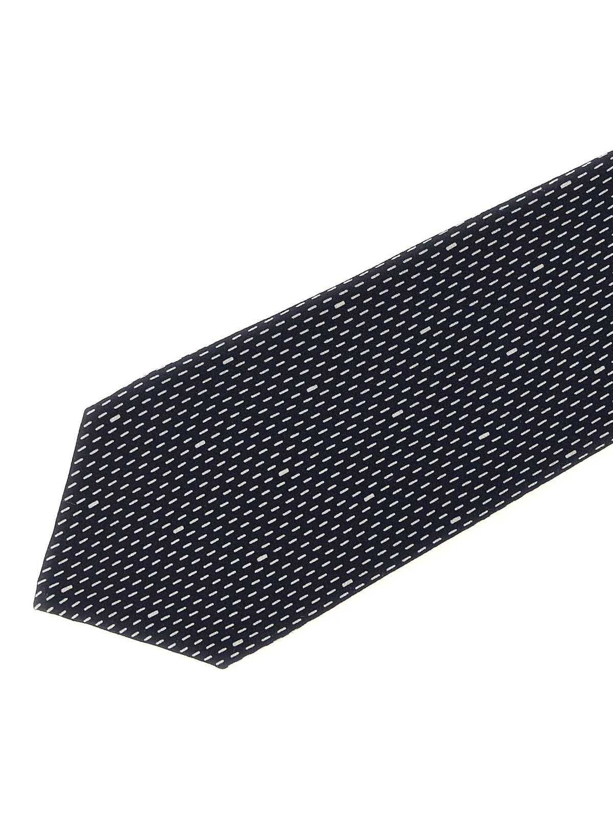 Saint Laurent Saint Laurent Blue Silk Tie
