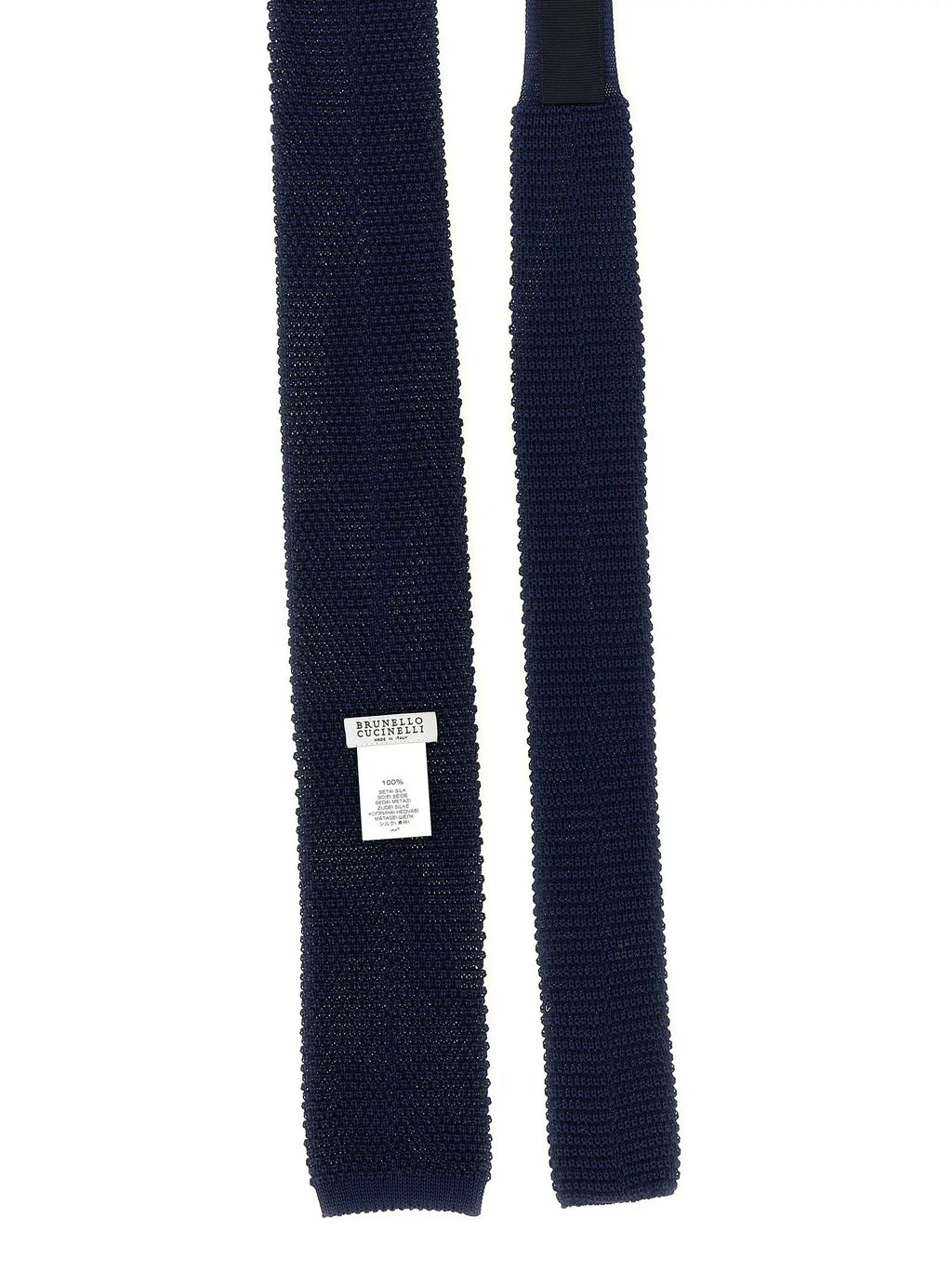 Brunello Cucinelli Brunello Cucinelli Blue Silk Tie