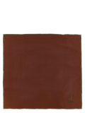Brunello Cucinelli Brunello Cucinelli Brown Silk Scarf