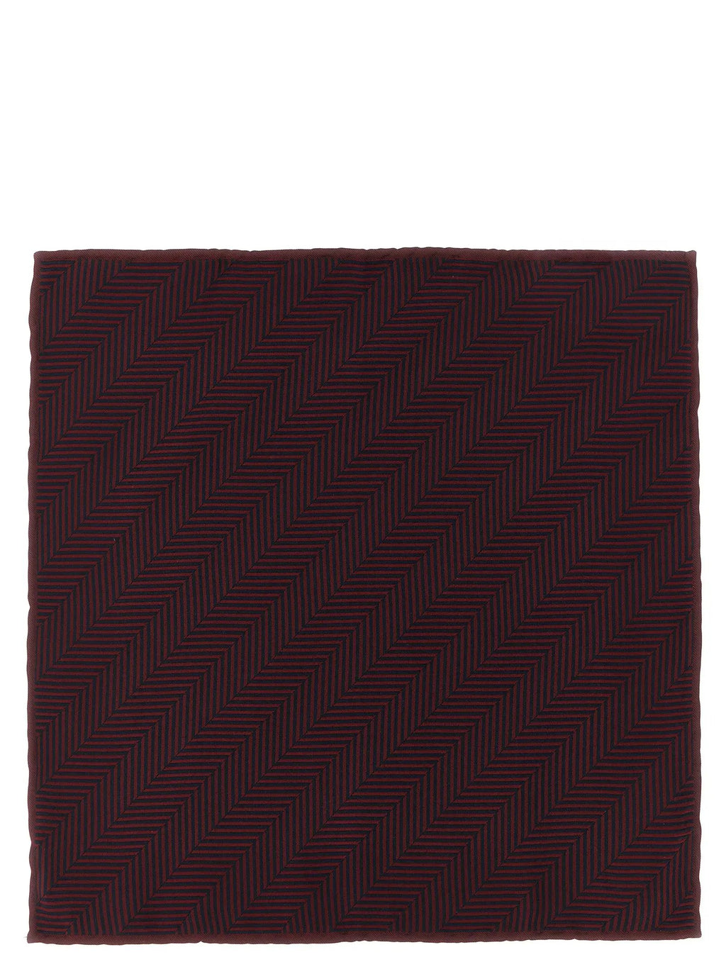 Brunello Cucinelli Brunello Cucinelli Bordeaux Silk Pocket Square