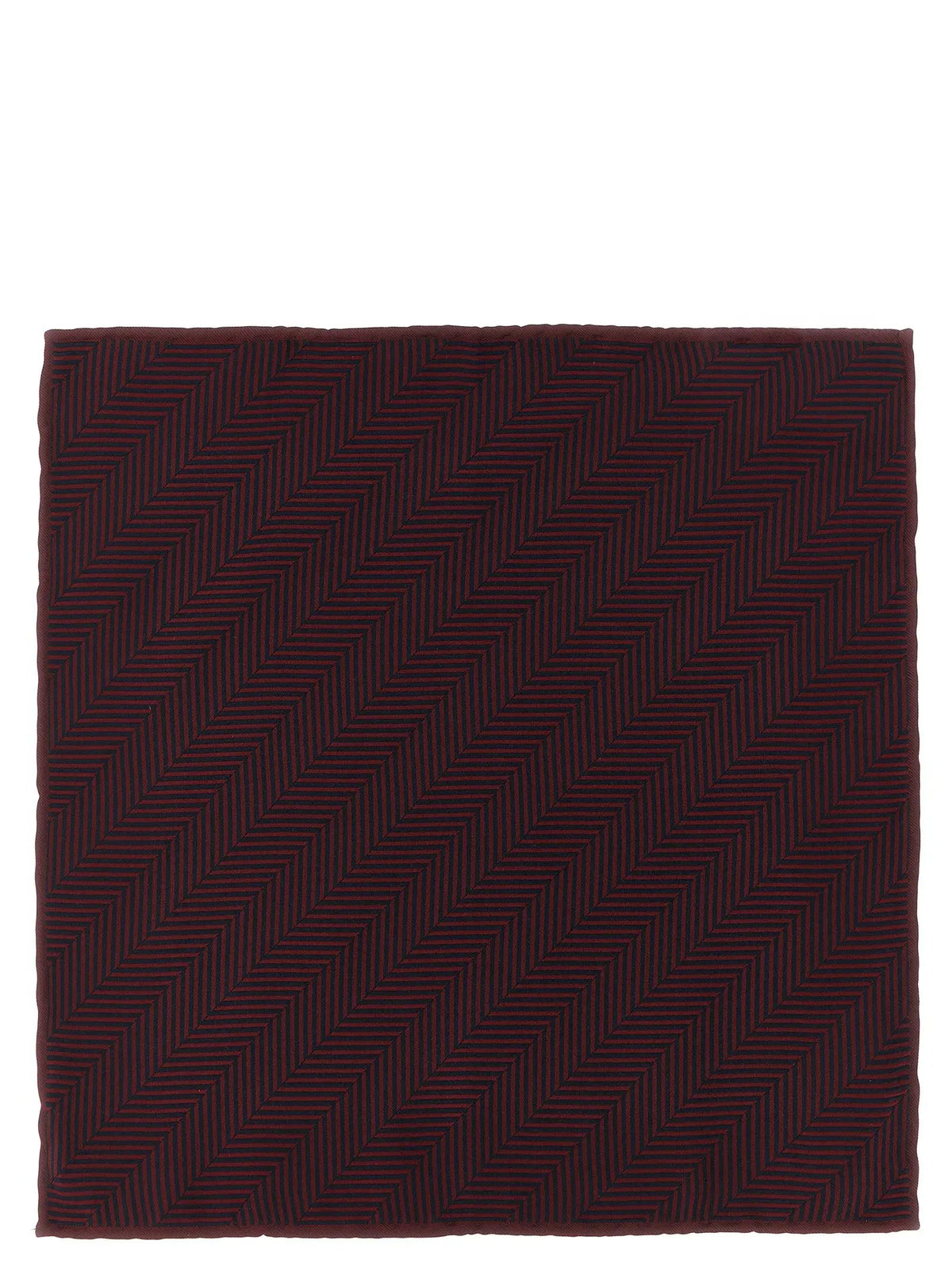 Brunello Cucinelli Brunello Cucinelli Bordeaux Silk Pocket Square