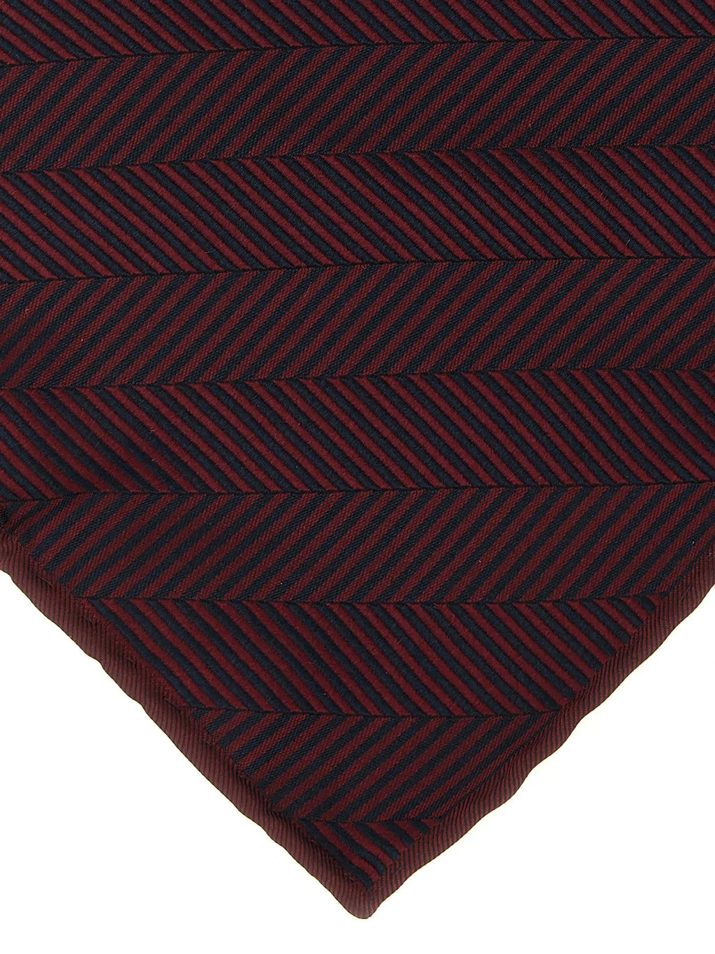 Brunello Cucinelli Brunello Cucinelli Bordeaux Silk Pocket Square