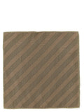 Brunello Cucinelli Brunello Cucinelli Beige Silk Pocket Square