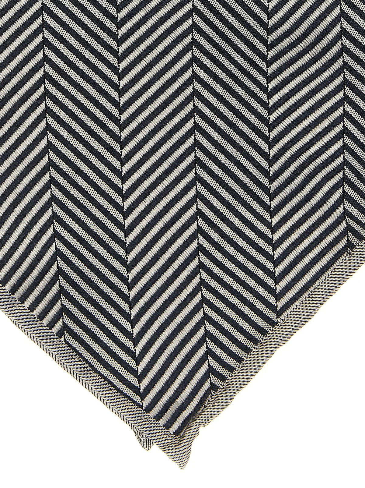 Brunello Cucinelli Brunello Cucinelli Gray Silk Pocket Square