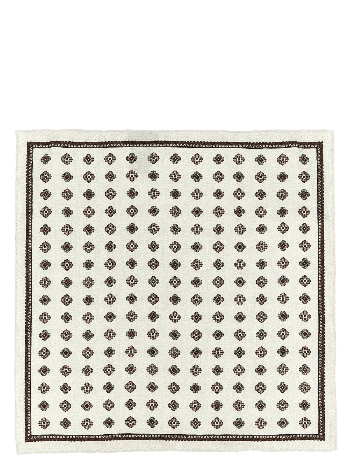 Brunello Cucinelli Brunello Cucinelli Multicolor Silk Pocket Square