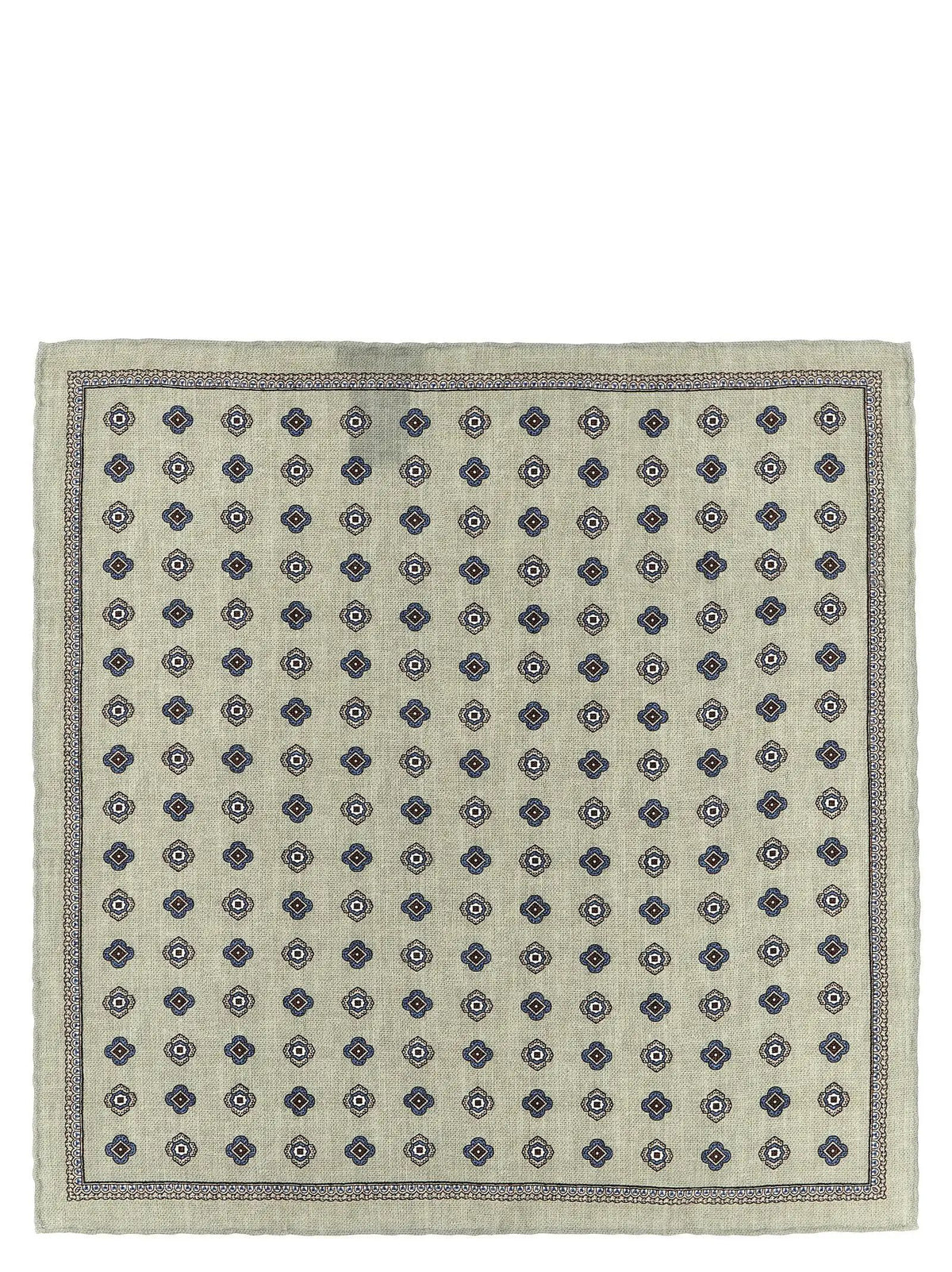 Brunello Cucinelli Brunello Cucinelli Multicolor Silk Pocket Square