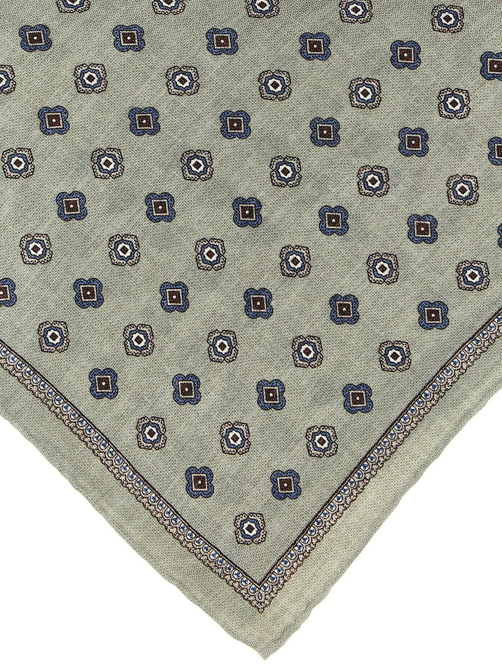 Brunello Cucinelli Brunello Cucinelli Multicolor Silk Pocket Square
