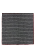 Brunello Cucinelli Brunello Cucinelli Gray Silk Pocket Square