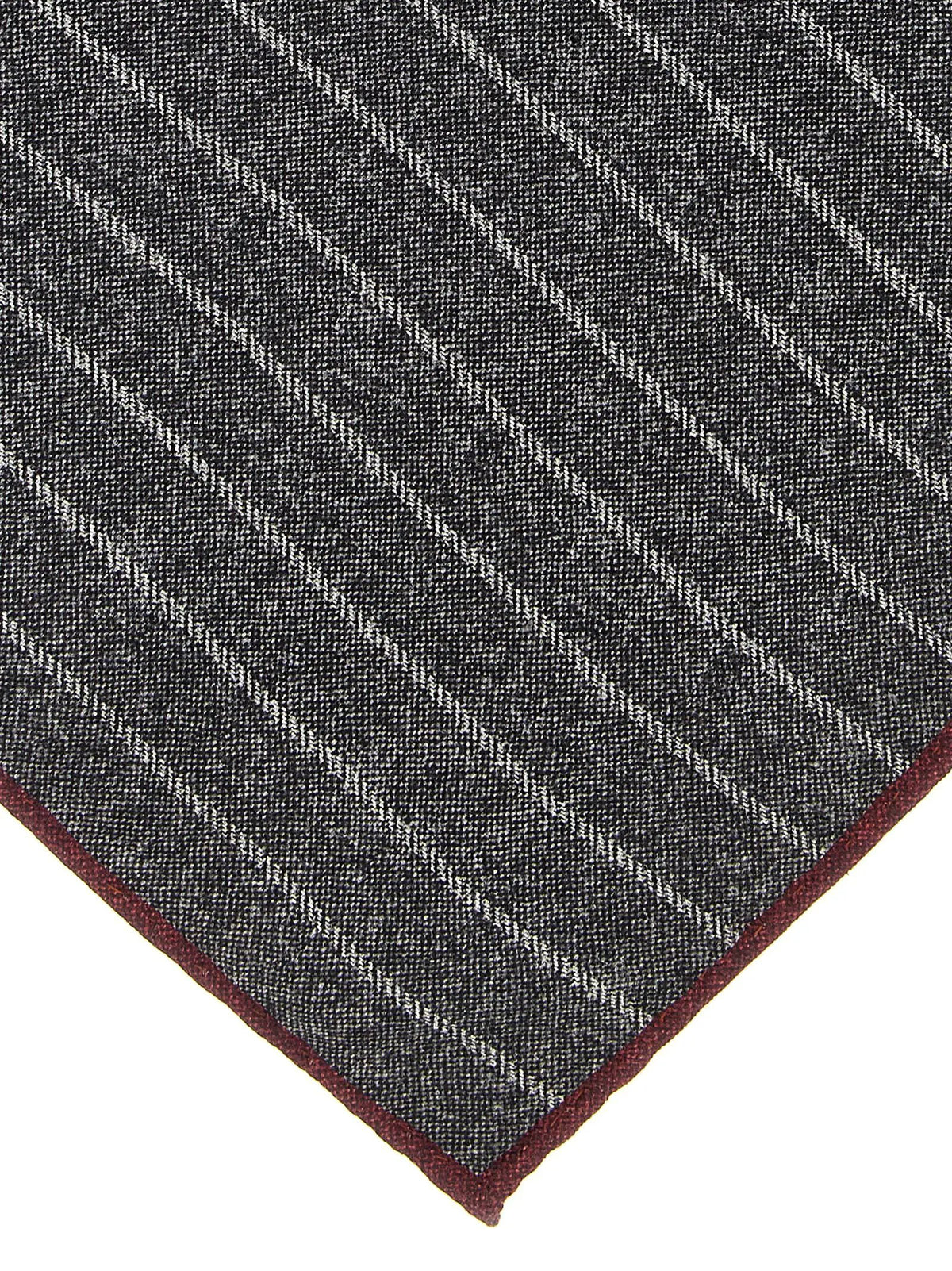 Brunello Cucinelli Brunello Cucinelli Gray Silk Pocket Square