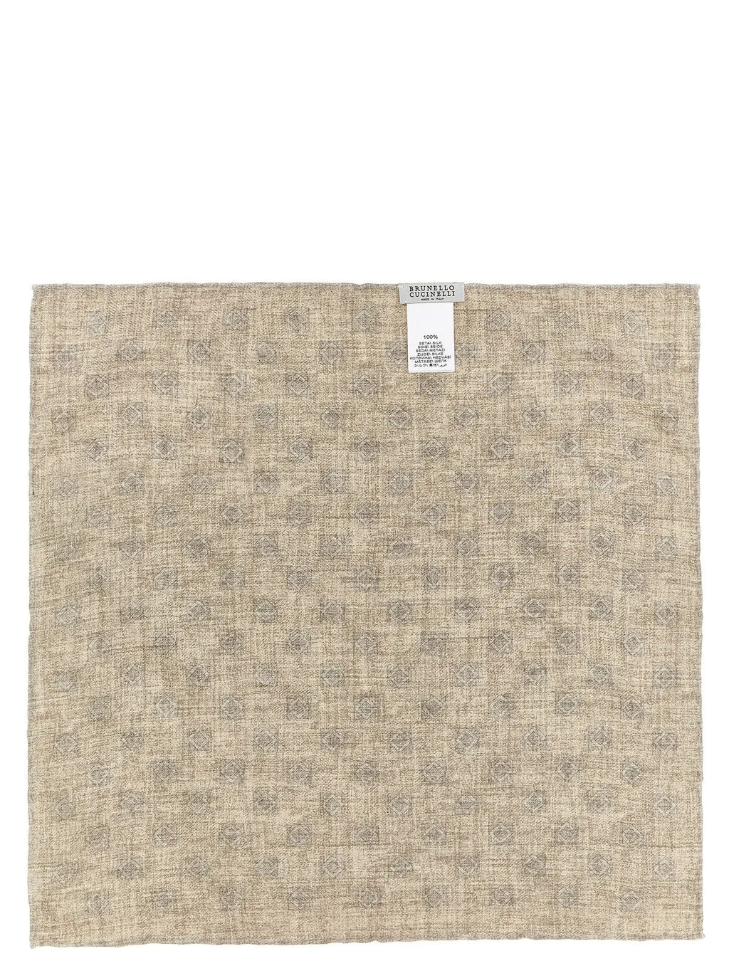 Brunello Cucinelli Brunello Cucinelli Multicolor Silk Pocket Square
