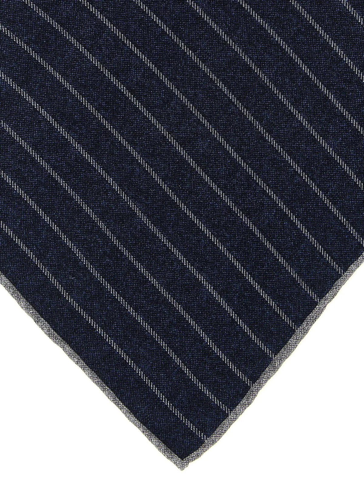 Brunello Cucinelli Brunello Cucinelli Blue Silk Pocket Square