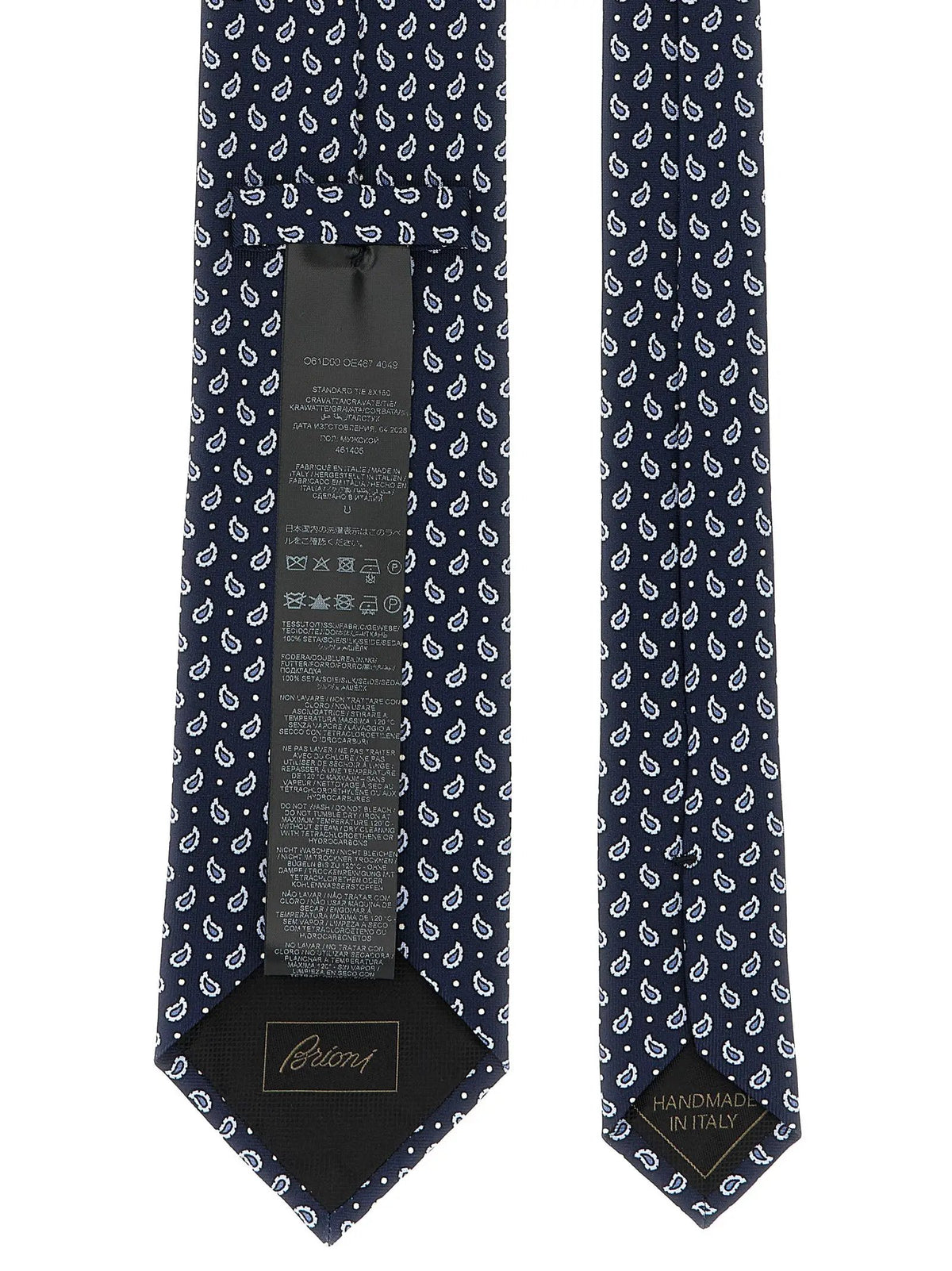Brioni Brioni Blue Silk Tie