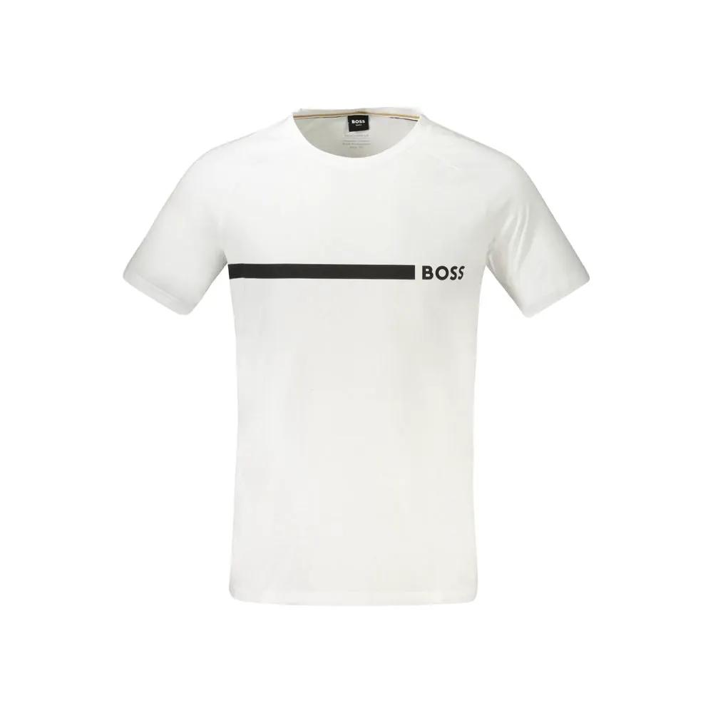Hugo Boss White Cotton Men's T-Shirt