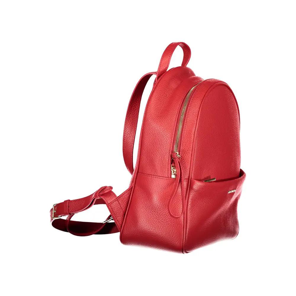 Coccinelle Coccinelle Red Leather Women's Backpack