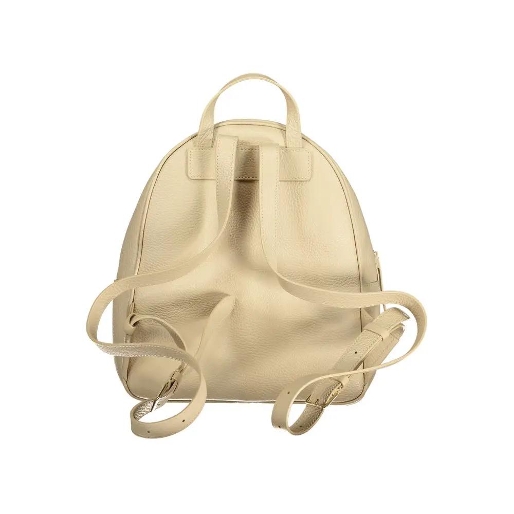Coccinelle Coccinelle Beige Leather Womens Backpack