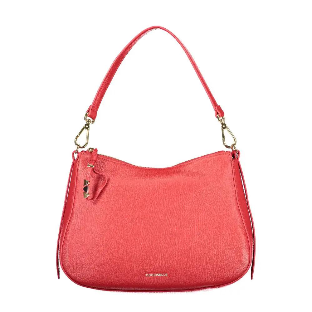 Coccinelle Coccinelle Red Leather Handbag