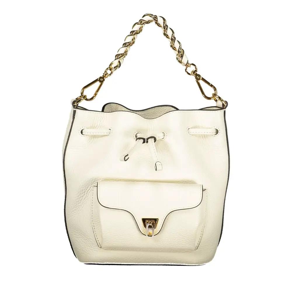 Coccinelle Coccinelle White Leather Handbag