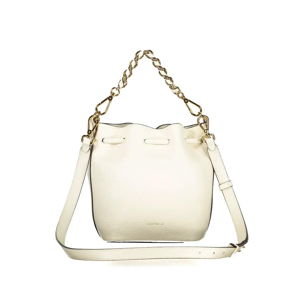 Coccinelle Coccinelle White Leather Handbag