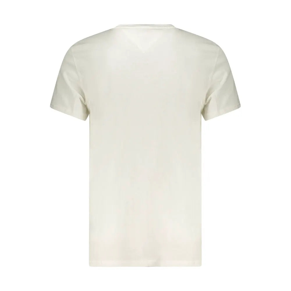Tommy Hilfiger White Cotton Men's T-Shirt