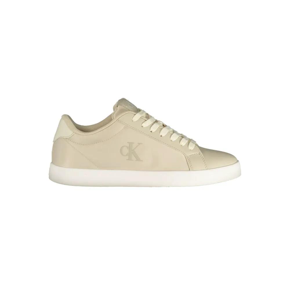 Calvin Klein Calvin Klein Beige Polyurethane Womens Sneaker