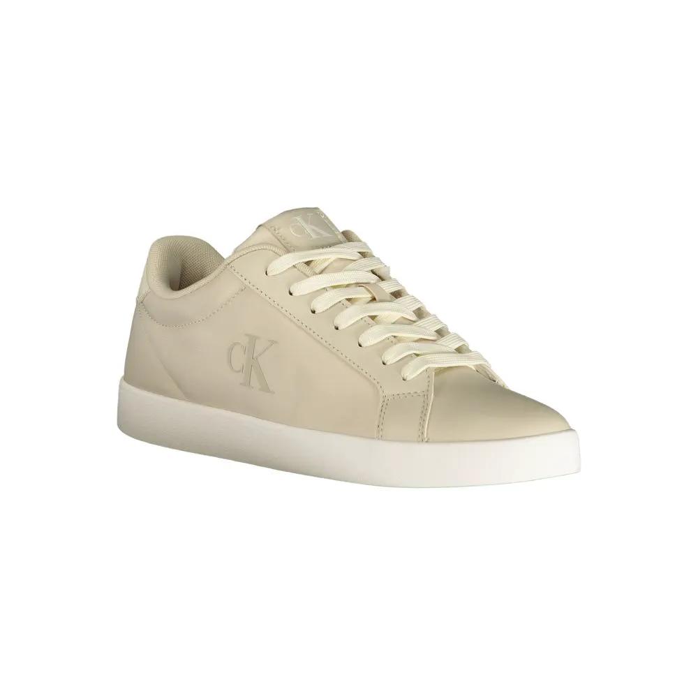 Calvin Klein Calvin Klein Beige Polyurethane Womens Sneaker