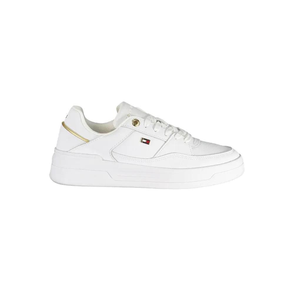 Tommy Hilfiger Tommy Hilfiger Bianco Polyurethane Donna Sneaker