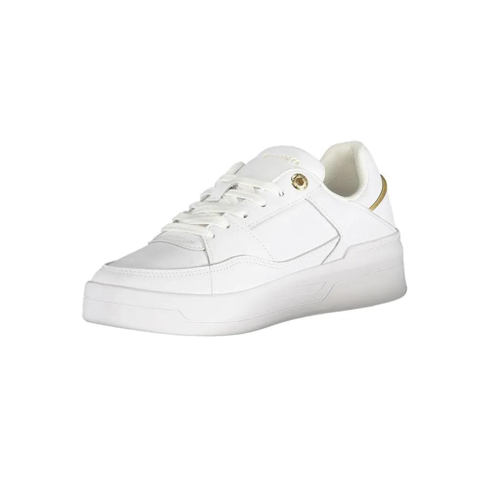 Tommy Hilfiger Tommy Hilfiger Bianco Polyurethane Donna Sneaker