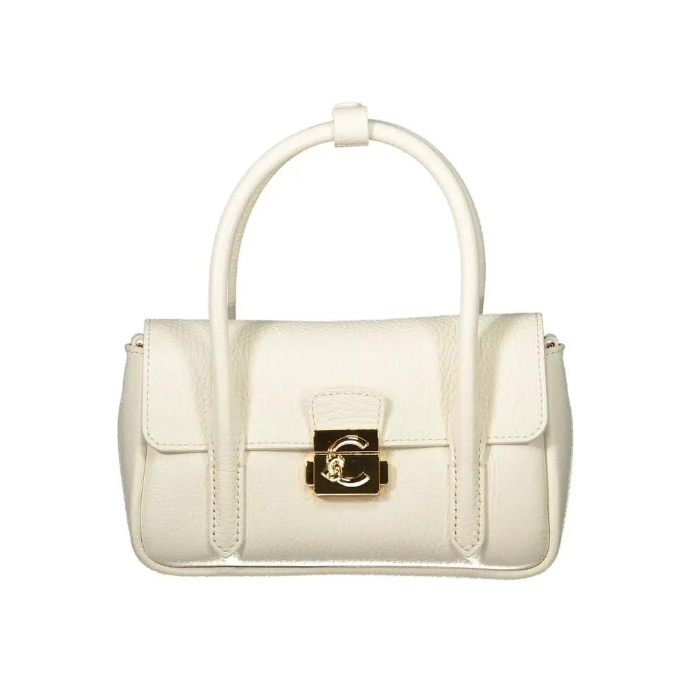Coccinelle Coccinelle White Leather Handbag