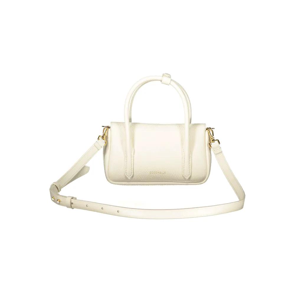 Coccinelle Coccinelle White Leather Handbag