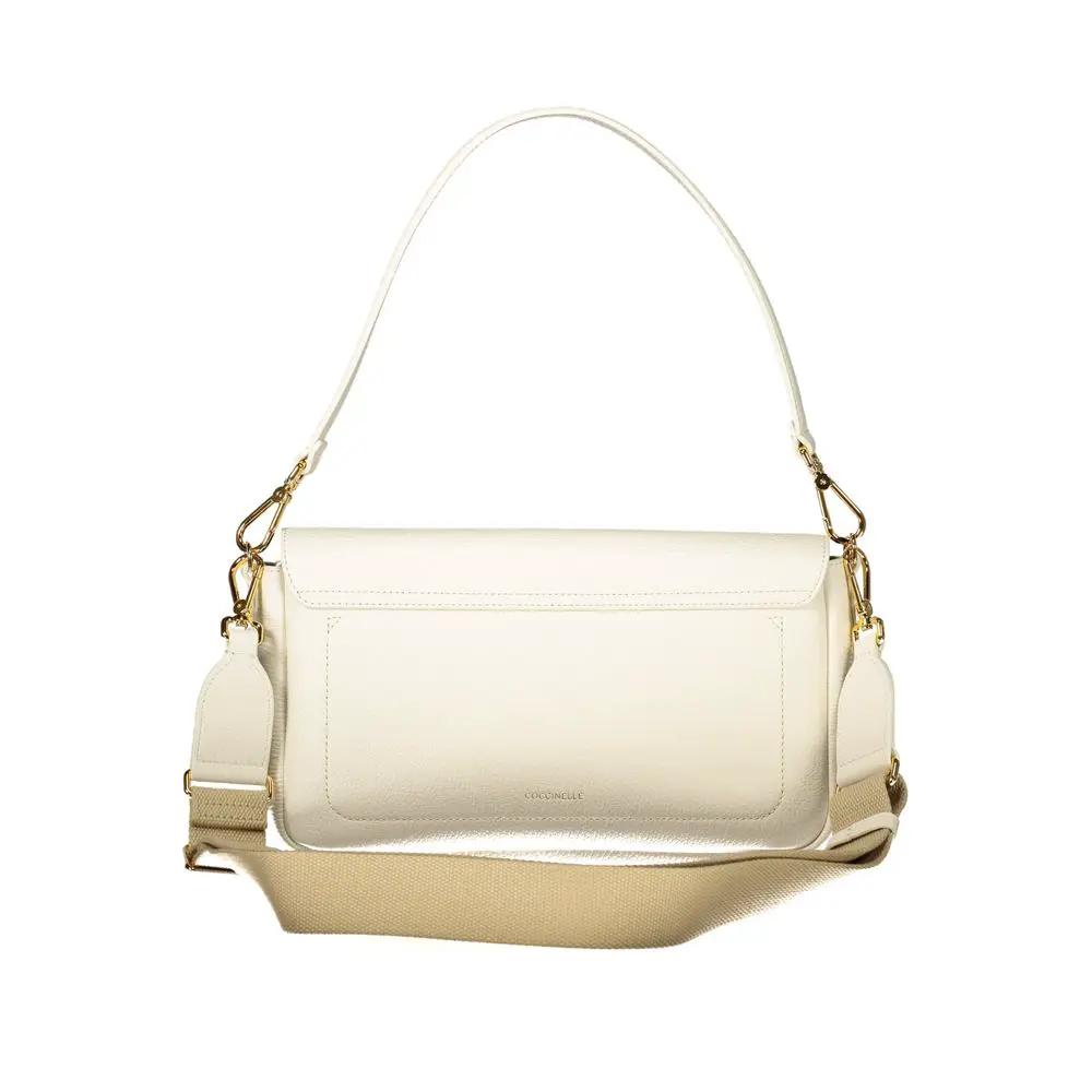 Coccinelle Coccinelle White Leather Handbag