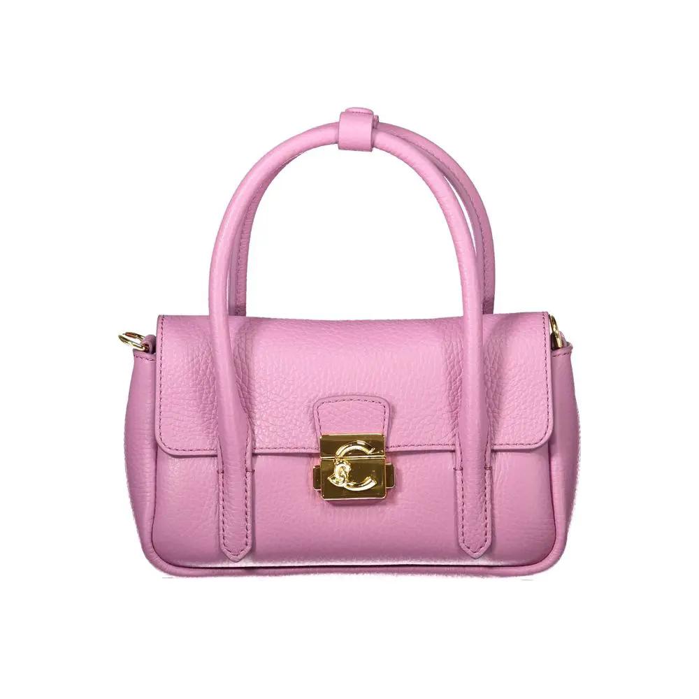 Coccinelle Coccinelle Purple Leather Handbag