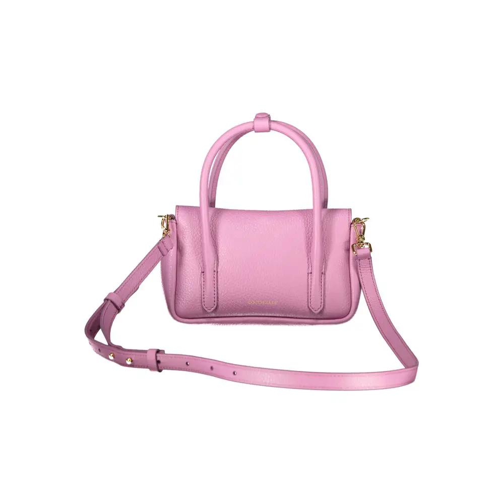 Coccinelle Coccinelle Purple Leather Handbag
