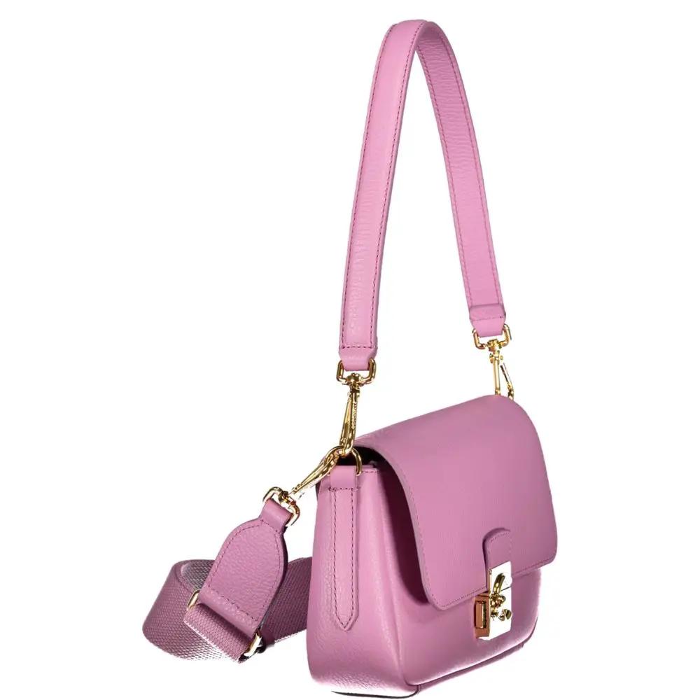 Coccinelle Coccinelle Purple Leather Handbag