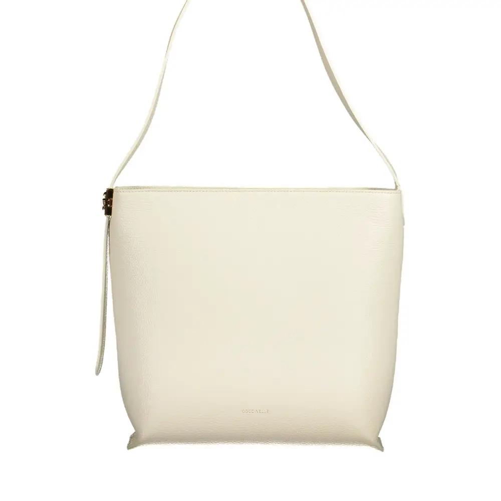 Coccinelle Coccinelle White Leather Handbag