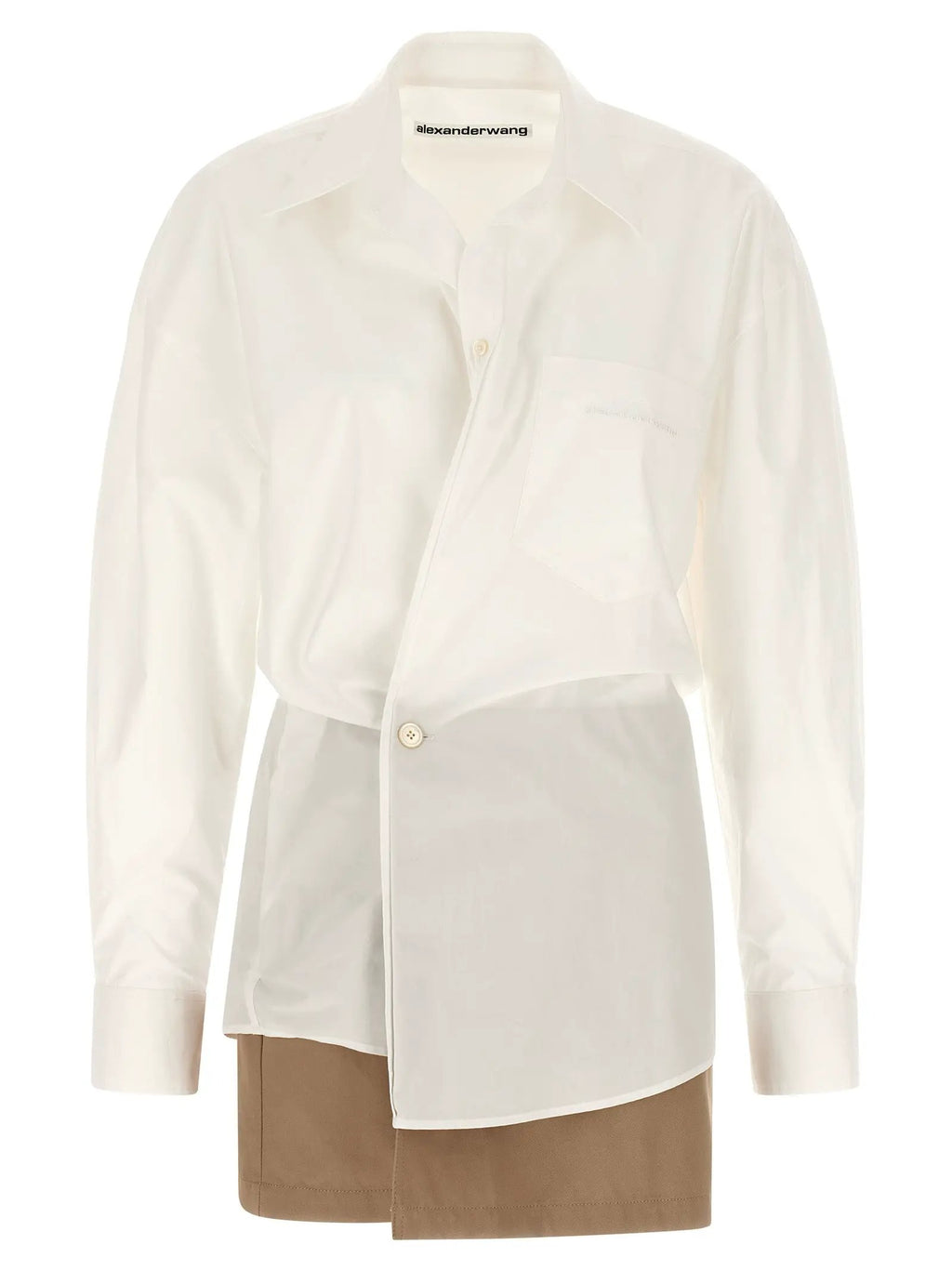 Alexander Wang Alexander Wang White Cotton Short Dress