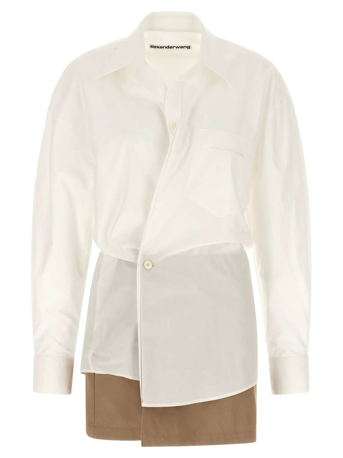 Alexander Wang Alexander Wang White Cotton Short Dress