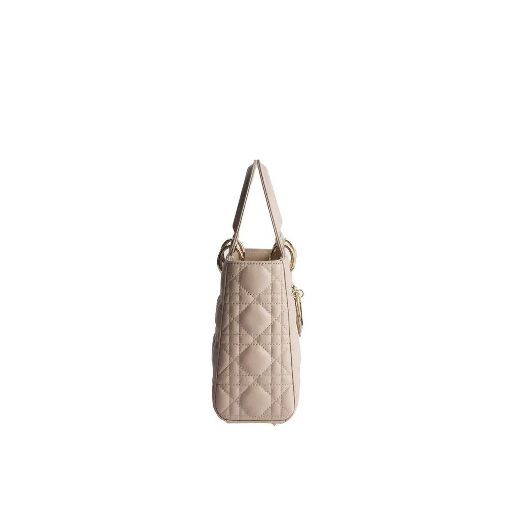 Dior Dior Beige Lamb Leather Shoulder Bag