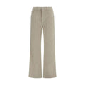 Marni Beige Cotton Flared Pants