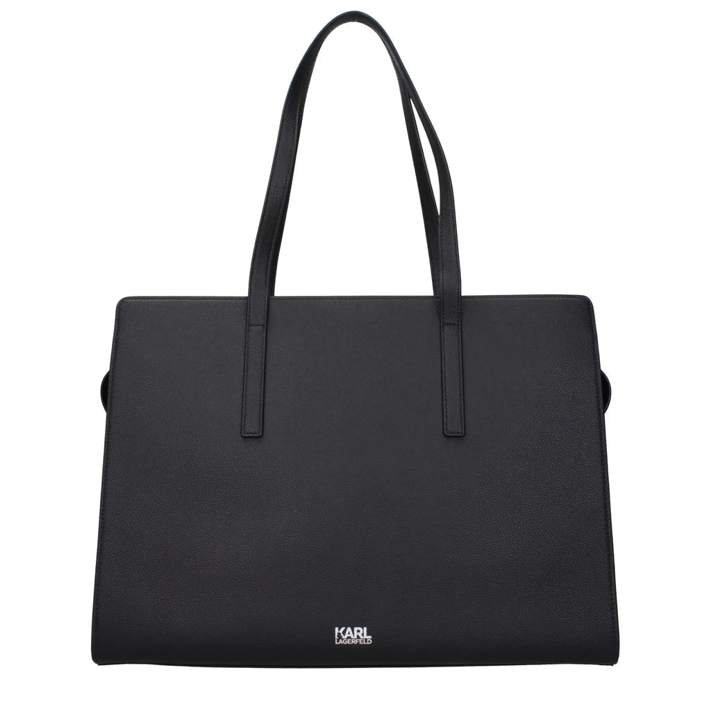 Women's Black Leather Shoulder Bag – Karl Lagerfeld