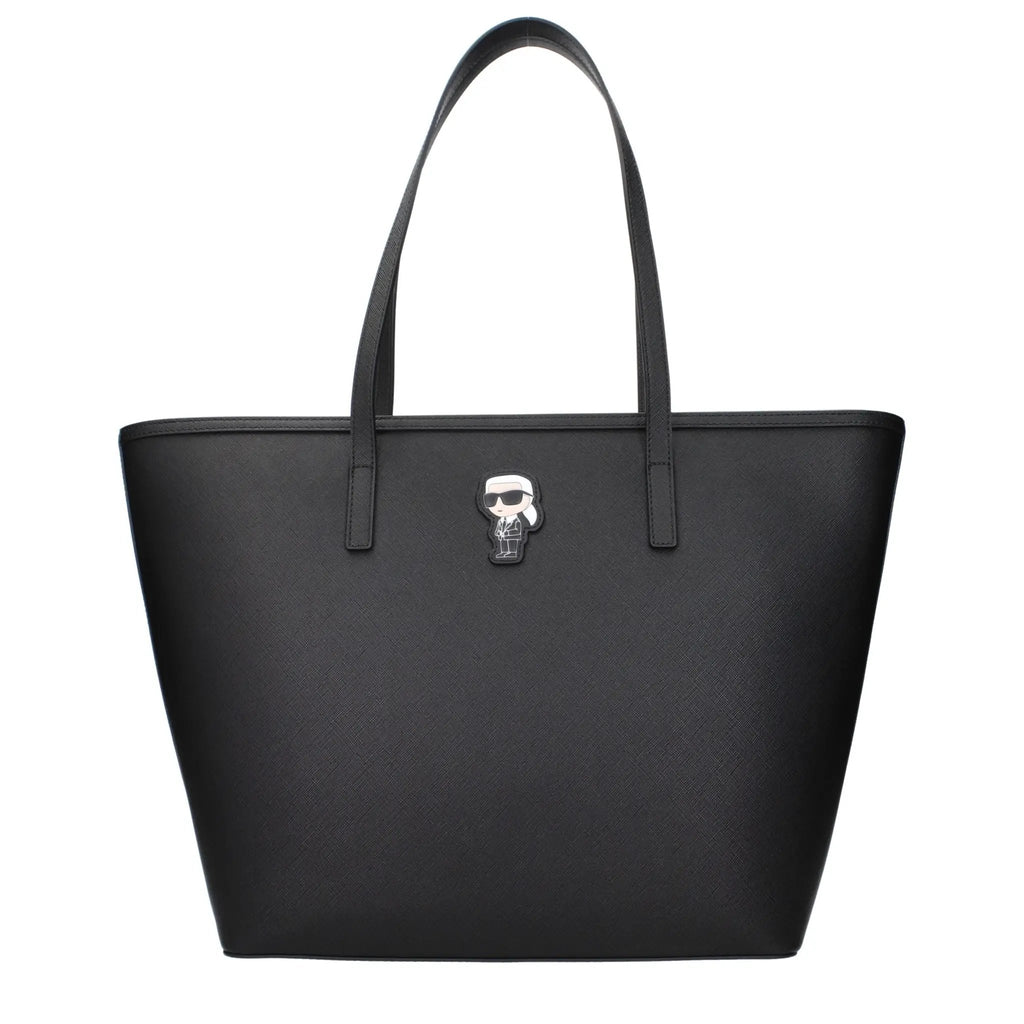 Karl Lagerfeld Black Polyethylene Shoulder Bag