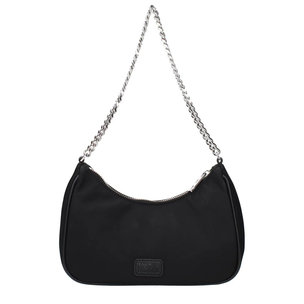 Karl Lagerfeld Karl Lagerfeld Black Fabric Shoulder Bag