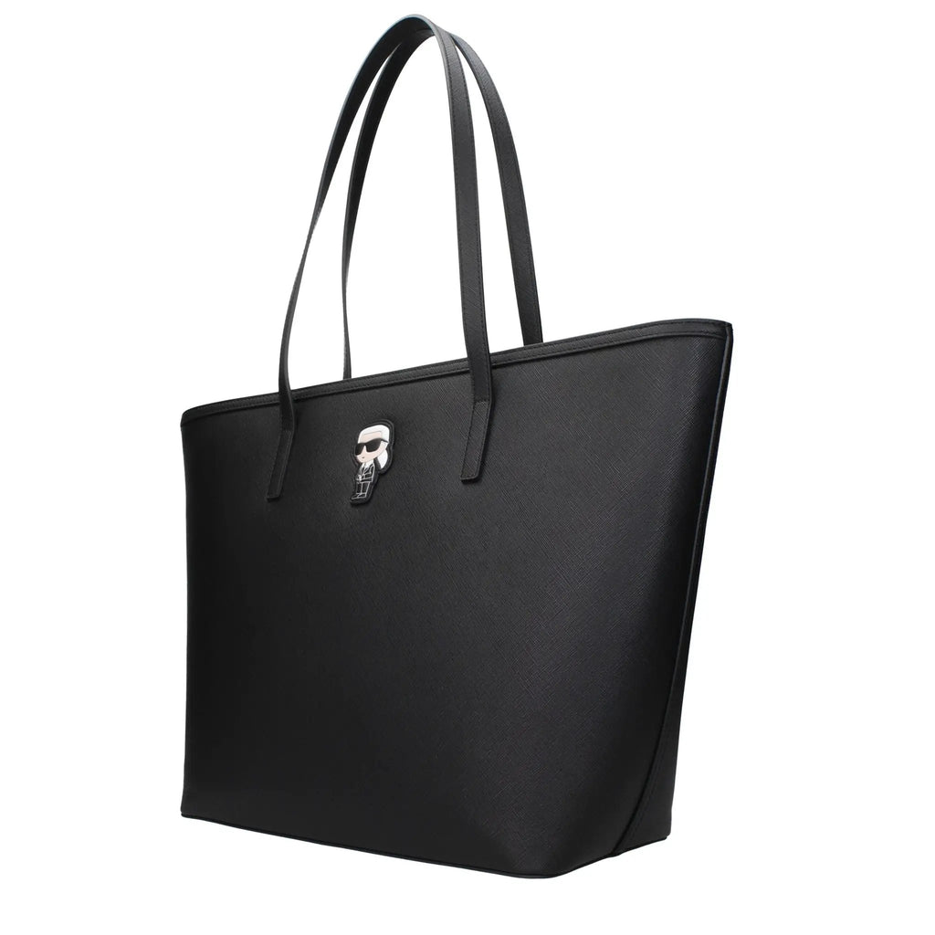 Karl Lagerfeld Black Polyethylene Shoulder Bag