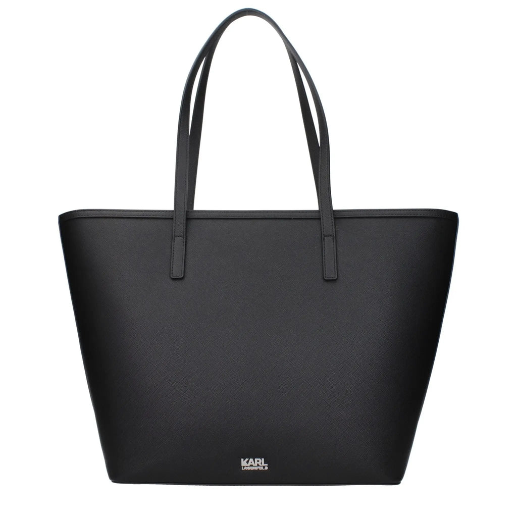 Karl Lagerfeld Black Polyethylene Shoulder Bag