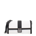 Karl Lagerfeld White Leather Clutch Bag