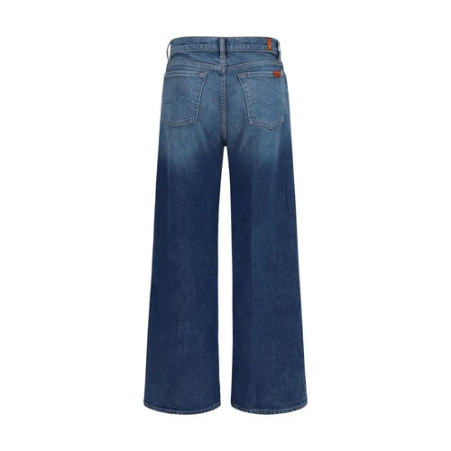 7FOR 7FOR Blue Cotton Jeans Denim
