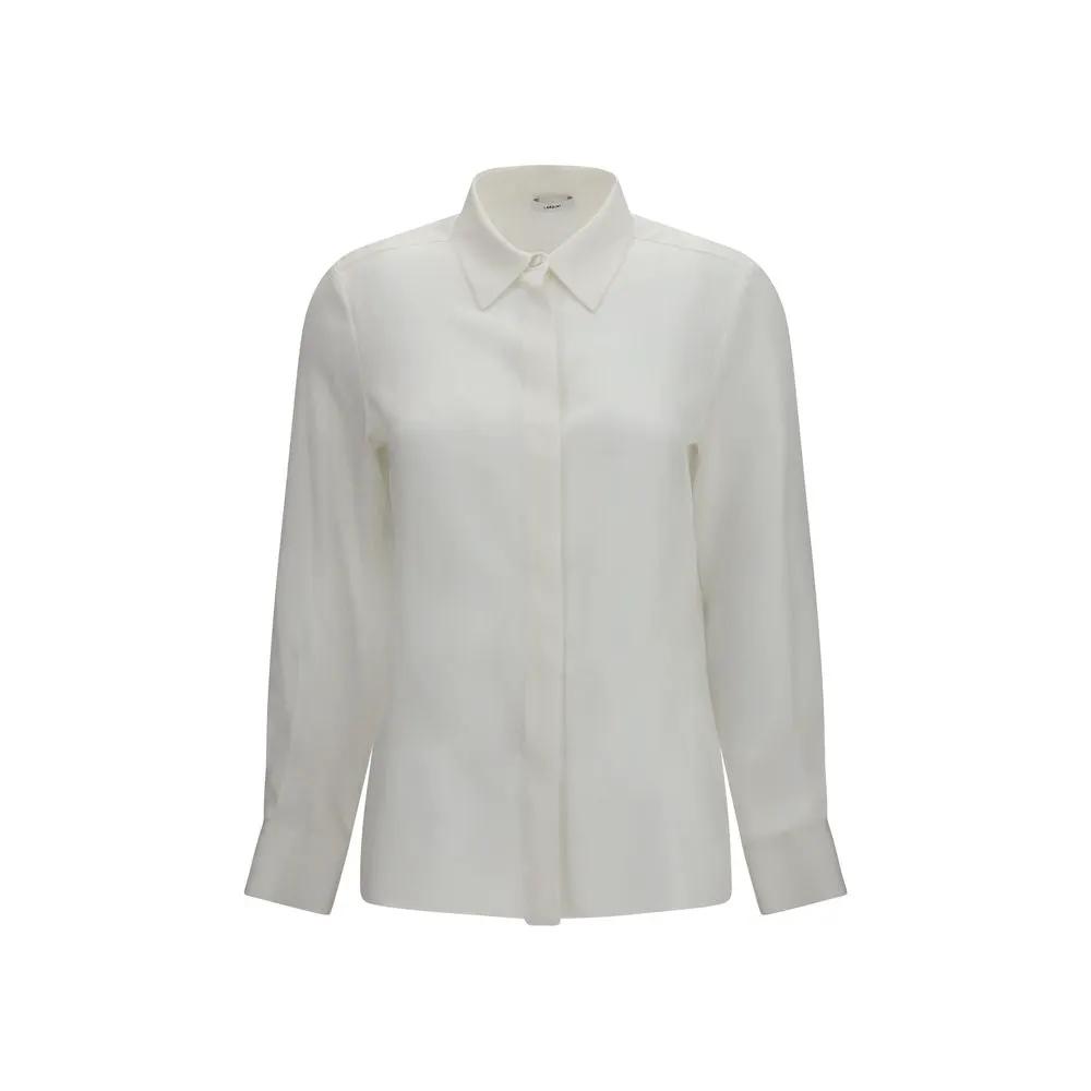 Chemise habillée Lardini en soie blanche