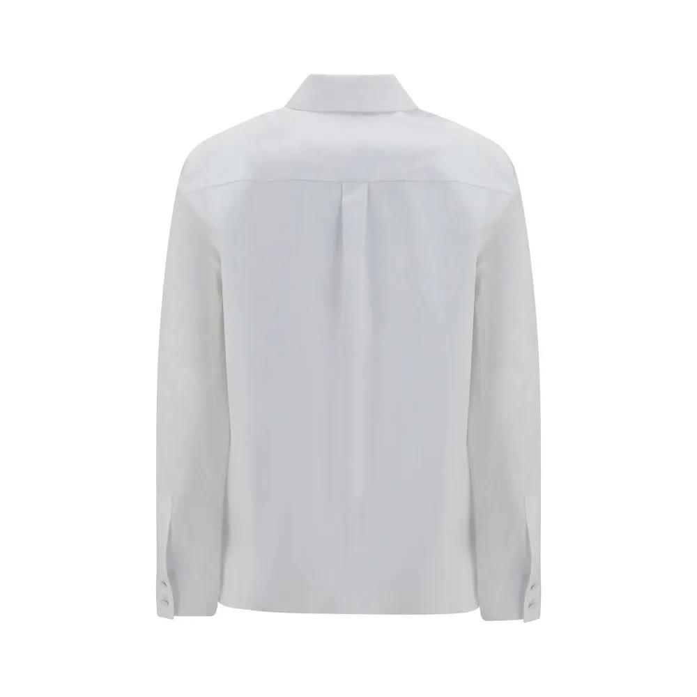 Lardini White Cotton Dress Shirt