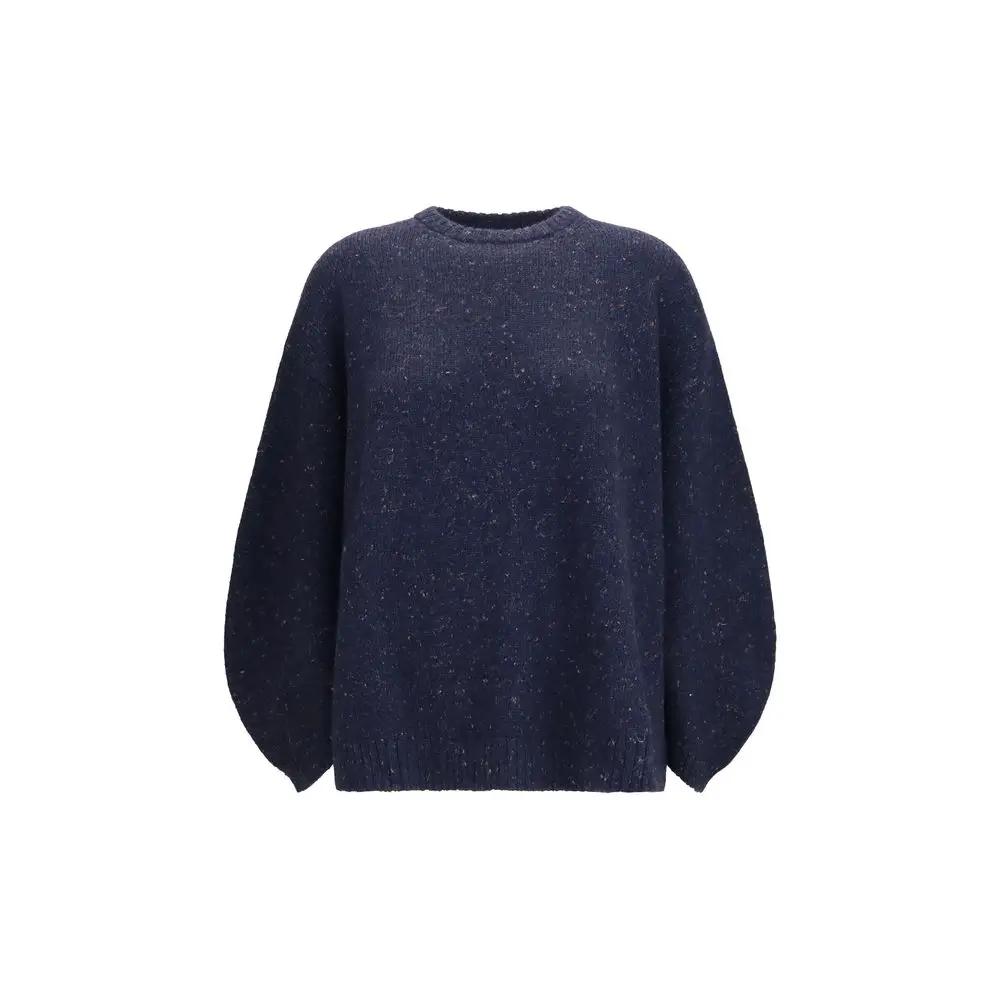 Fabiana Filippi Fabiana Filippi Blue Wool Oves Aries Sweatshirt