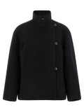 Rohe Black Wool Coat